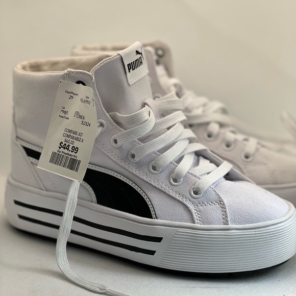 New with tags Puma Hightops US Youth Sise 4 Women’s 5.5 - Picture 5 of 6